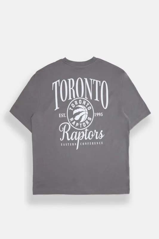 T-shirt surdimensionné brodé Toronto Raptors made by West49