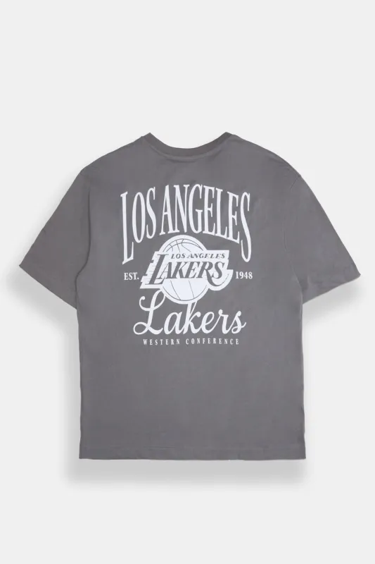 T-shirt surdimensionné brodé Los Angeles Lakers sold by West49