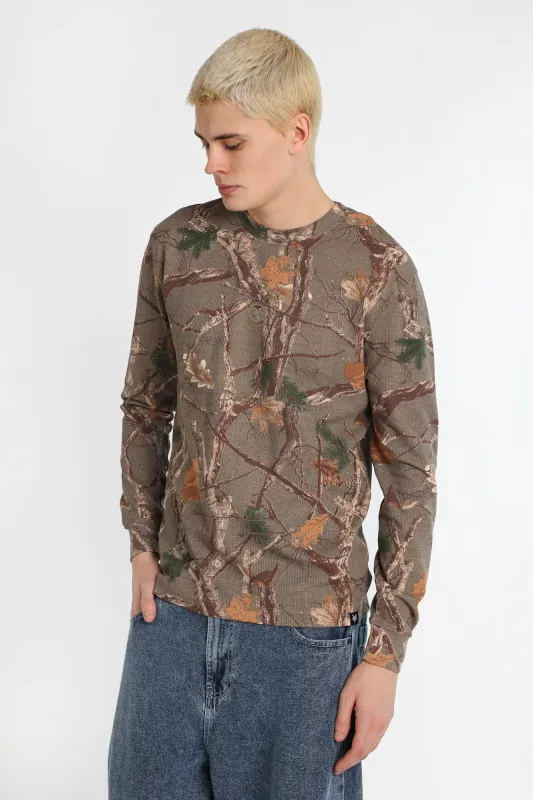 Zoo York Thermal Waffle Knit Long Sleeve Top sold by West49