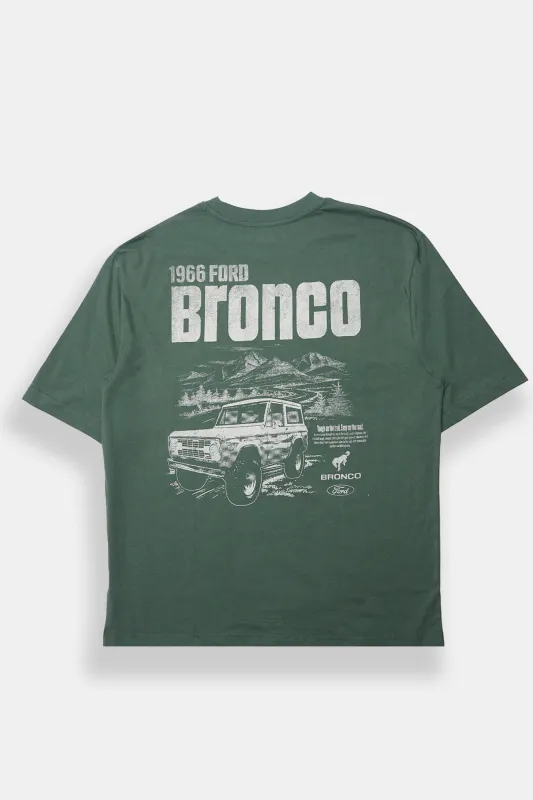 Ford Bronco 1966 Graphic Oversized Tee sold by West49