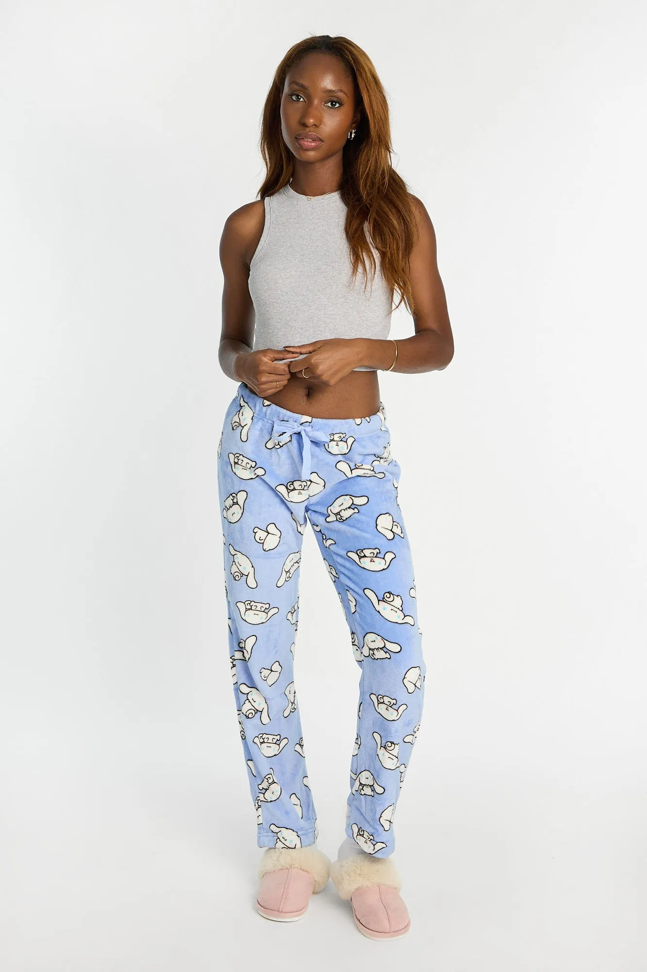 Pantalon de pyjama en peluche imprimé Cinnamoroll sold by West49 product image thumbnail 4