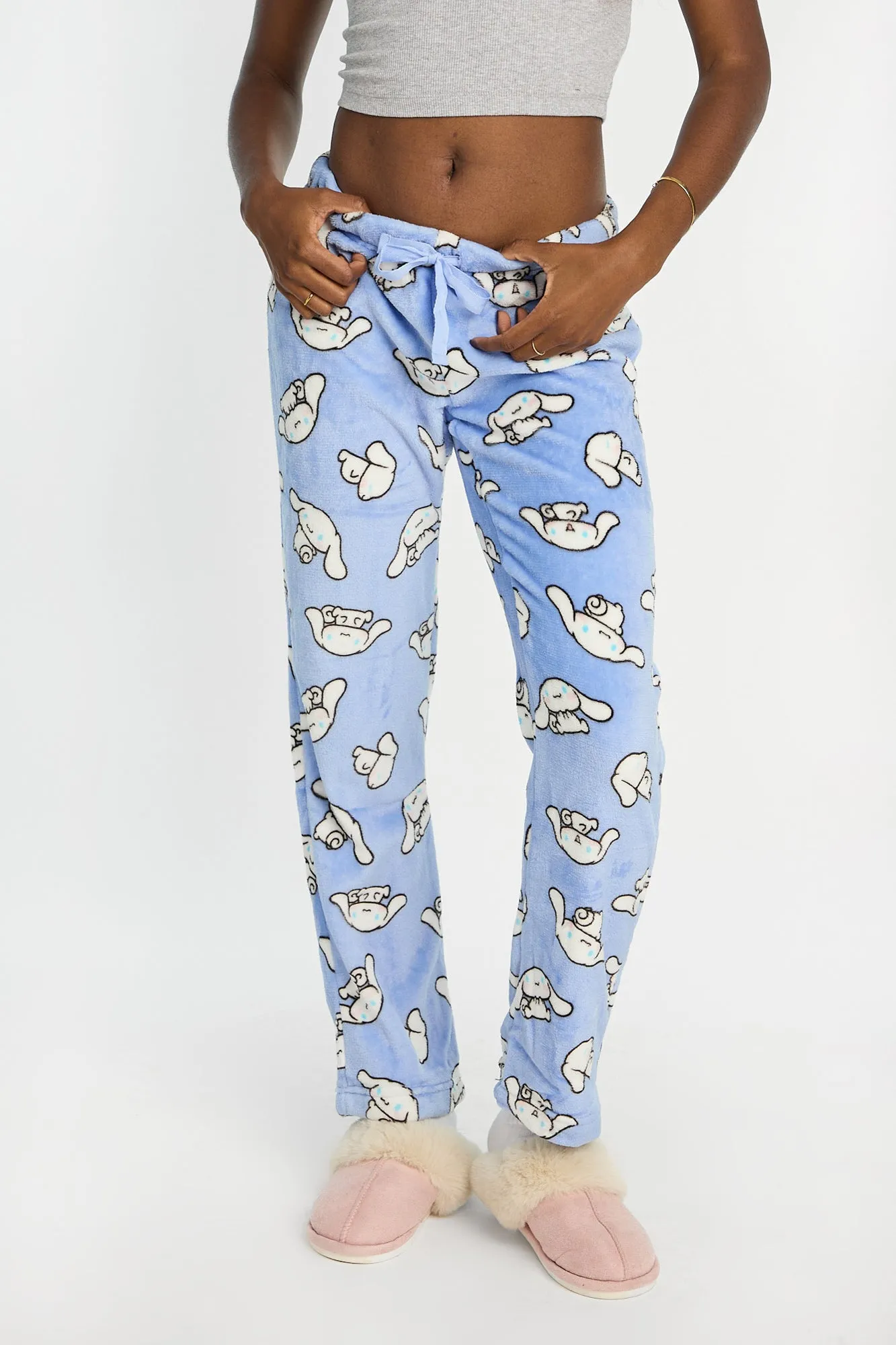 Pantalon de pyjama en peluche imprimé Cinnamoroll sold by West49
