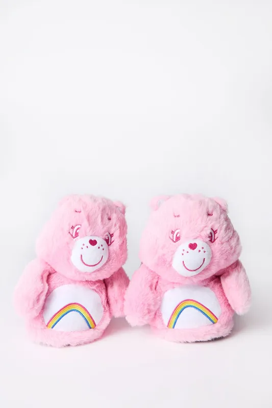Pantoufles peluche rembourrés Care Bears made by West49
