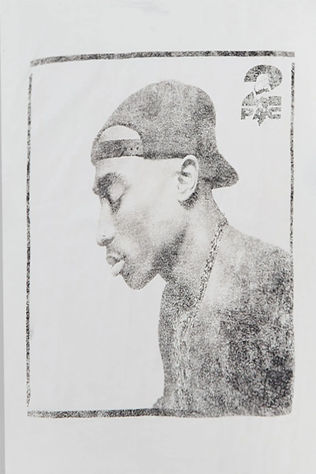 Mens 2Pac Portrait Graphic Oversized Tee sold by West49 product image thumbnail 2
