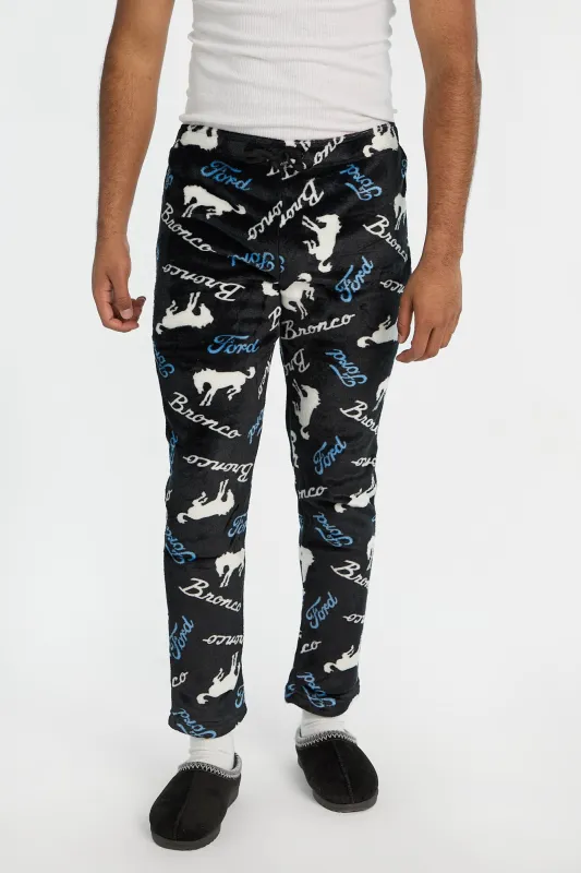 Mens Ford Bronco Plush Pajama Pant sold by West49