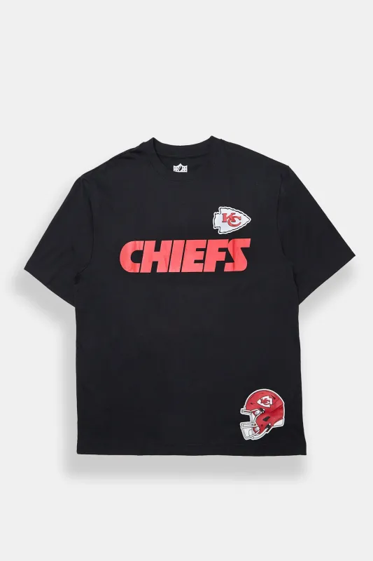 Mens Kansas City Chiefs HD Graphic Oversized Tee sold by West49