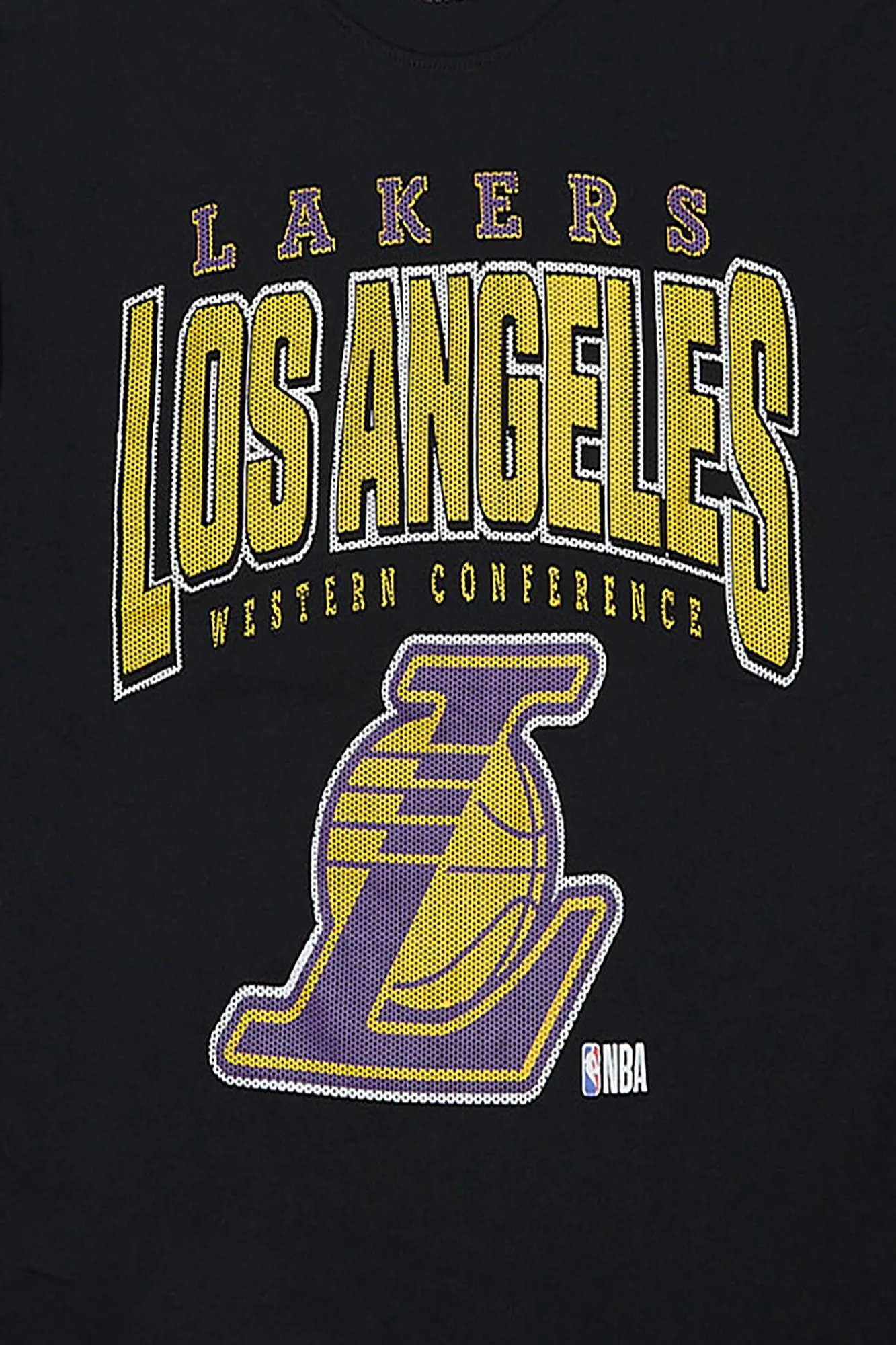 Mens LA Lakers Mesh Printed Oversized Tee sold by West49 product image thumbnail 2