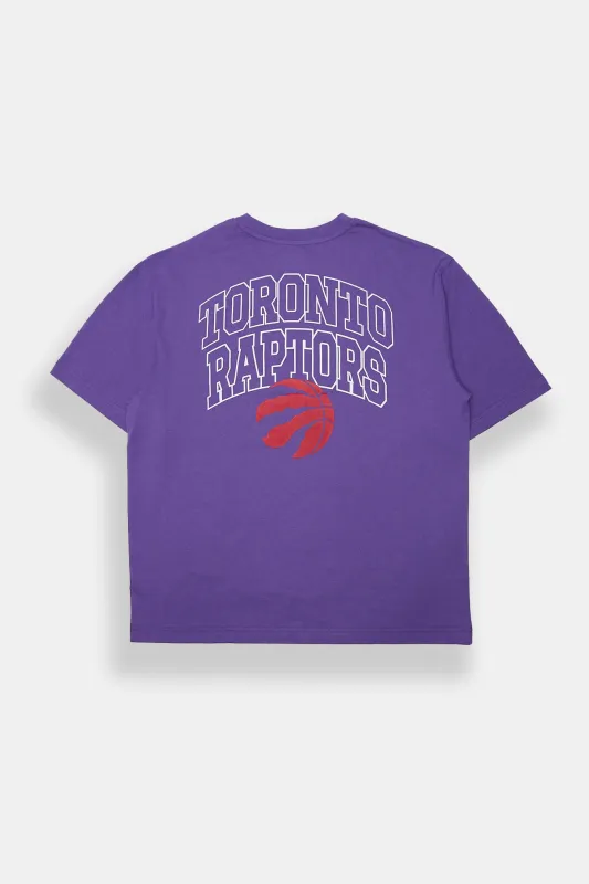 T-shirt surdimensionné imprimé Toronto Raptors homme made by West49