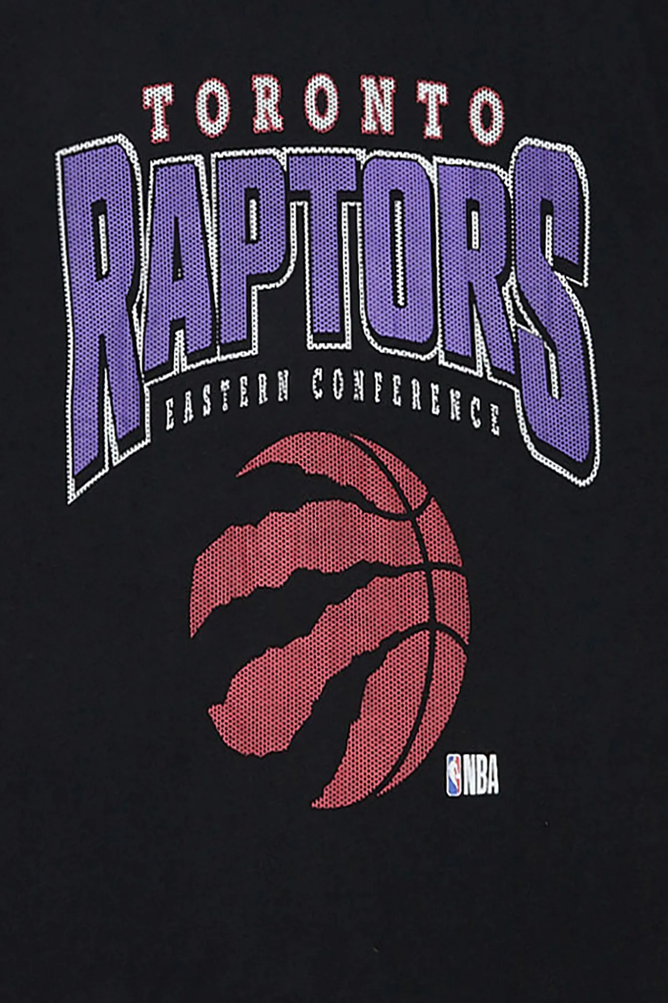 T-shirt surdimensionné imprimé à effet maille Toronto Raptors homme sold by West49 product image thumbnail 2