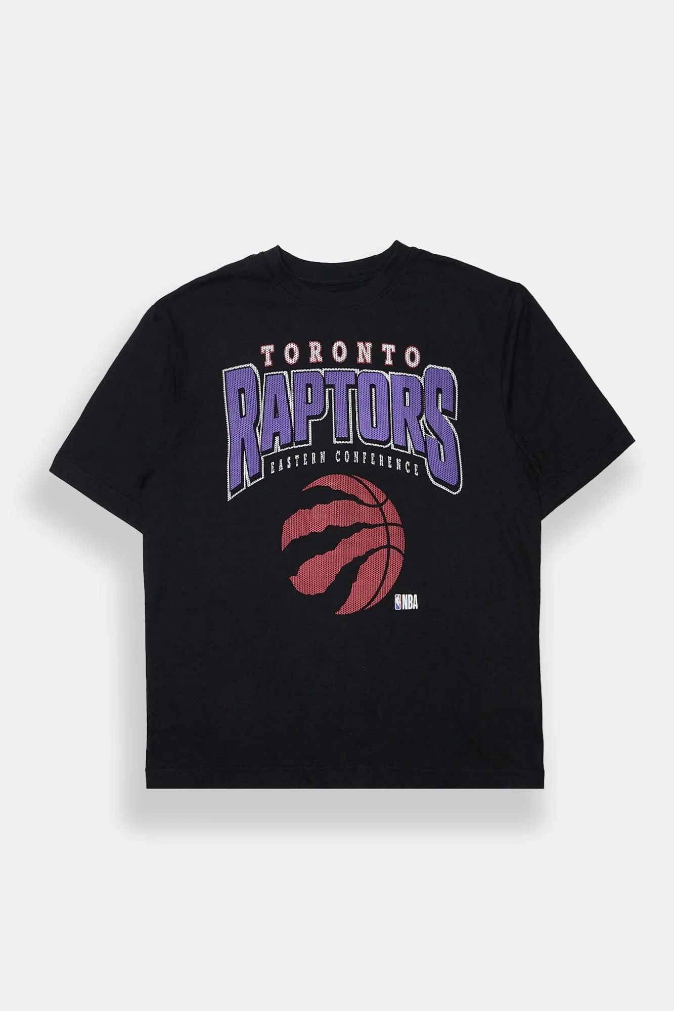 T-shirt surdimensionné imprimé à effet maille Toronto Raptors homme sold by West49