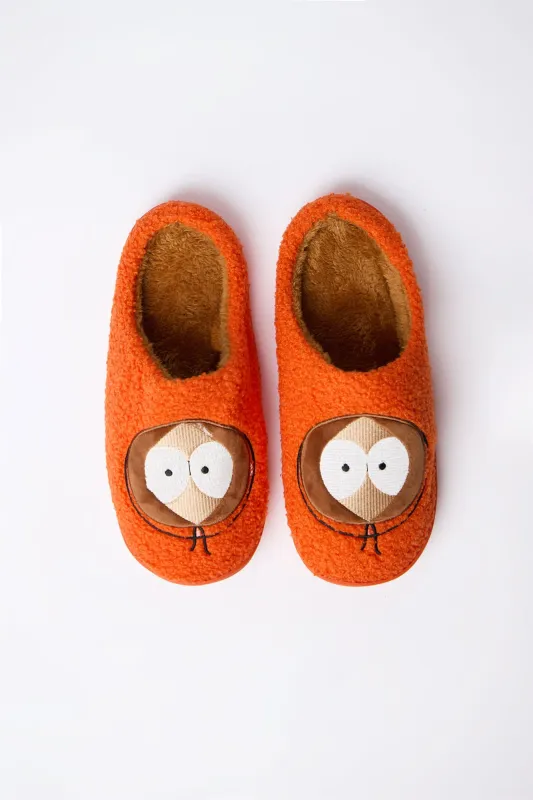Pantoufles en peluche Kenny de South Park homme made by West49
