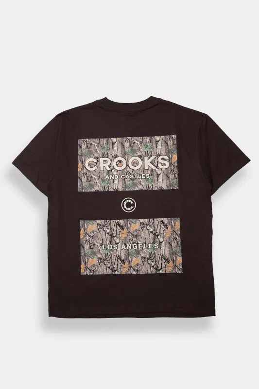 Mens Crooks & Castles Camo Tee sold by West49