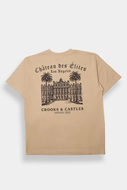 T-shirt imprimé Crooks & Castles Château des Élites homme sold by West49