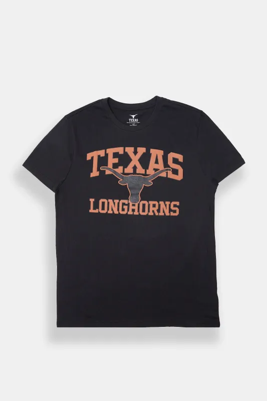 Mens Texas Longhorns Puff Print Graphic Tee sold by West49