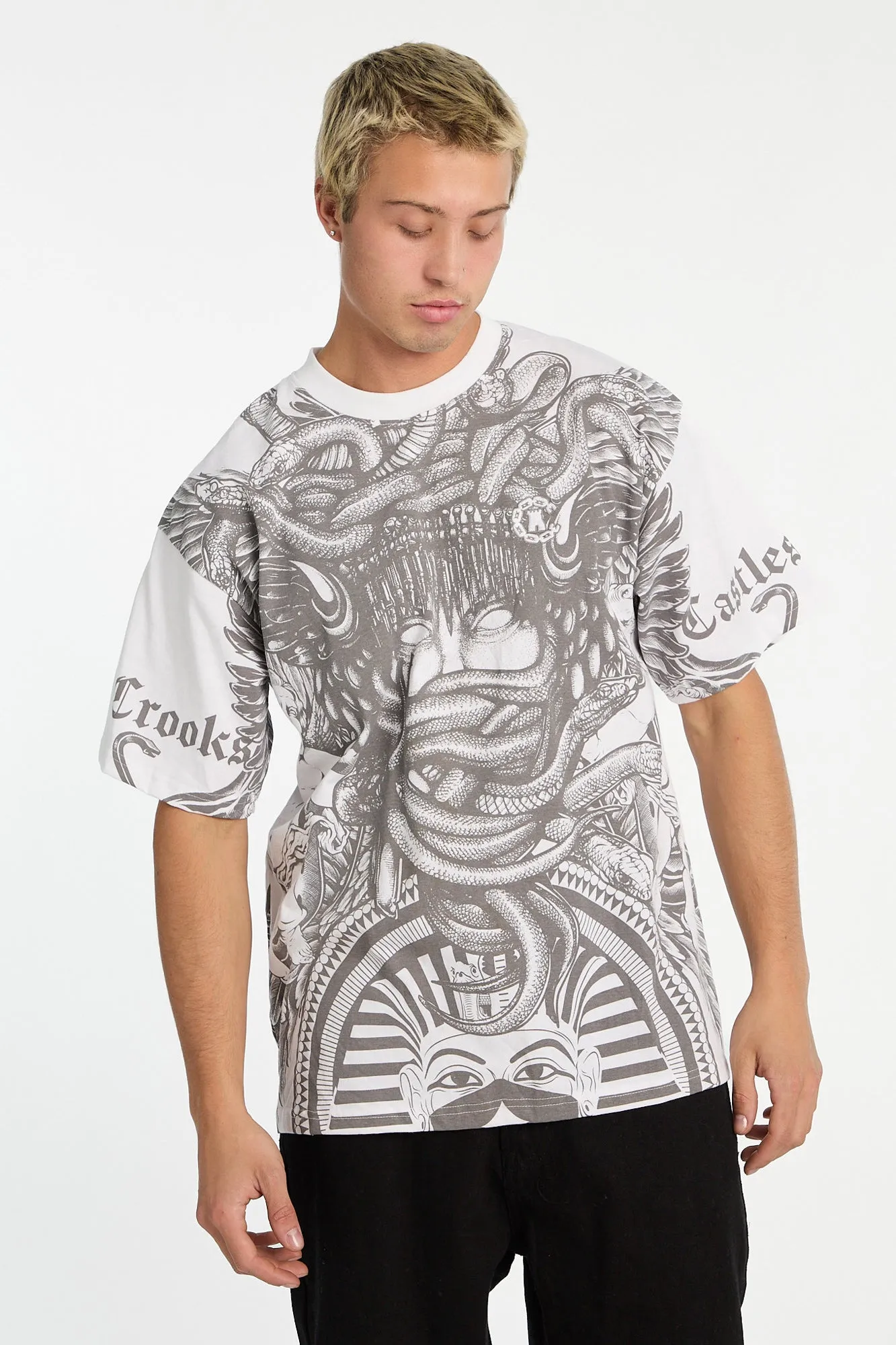 T-shirt imprimé Crooks & Castles The Almighty Elite homme sold by West49