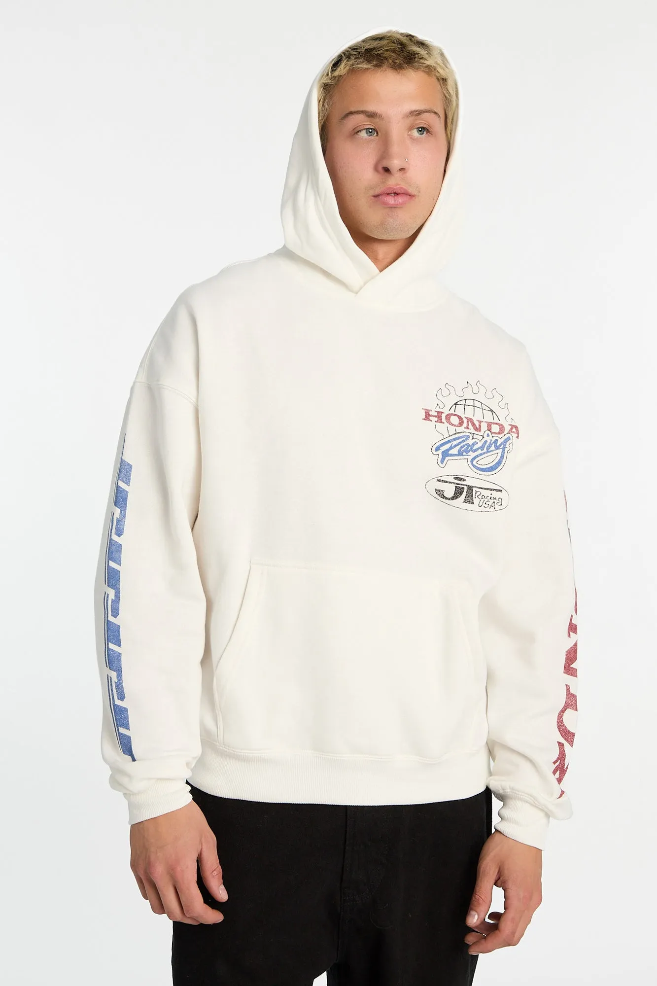 Mens Honda Racing Oversized Hoodie sold by West49 product image thumbnail 3