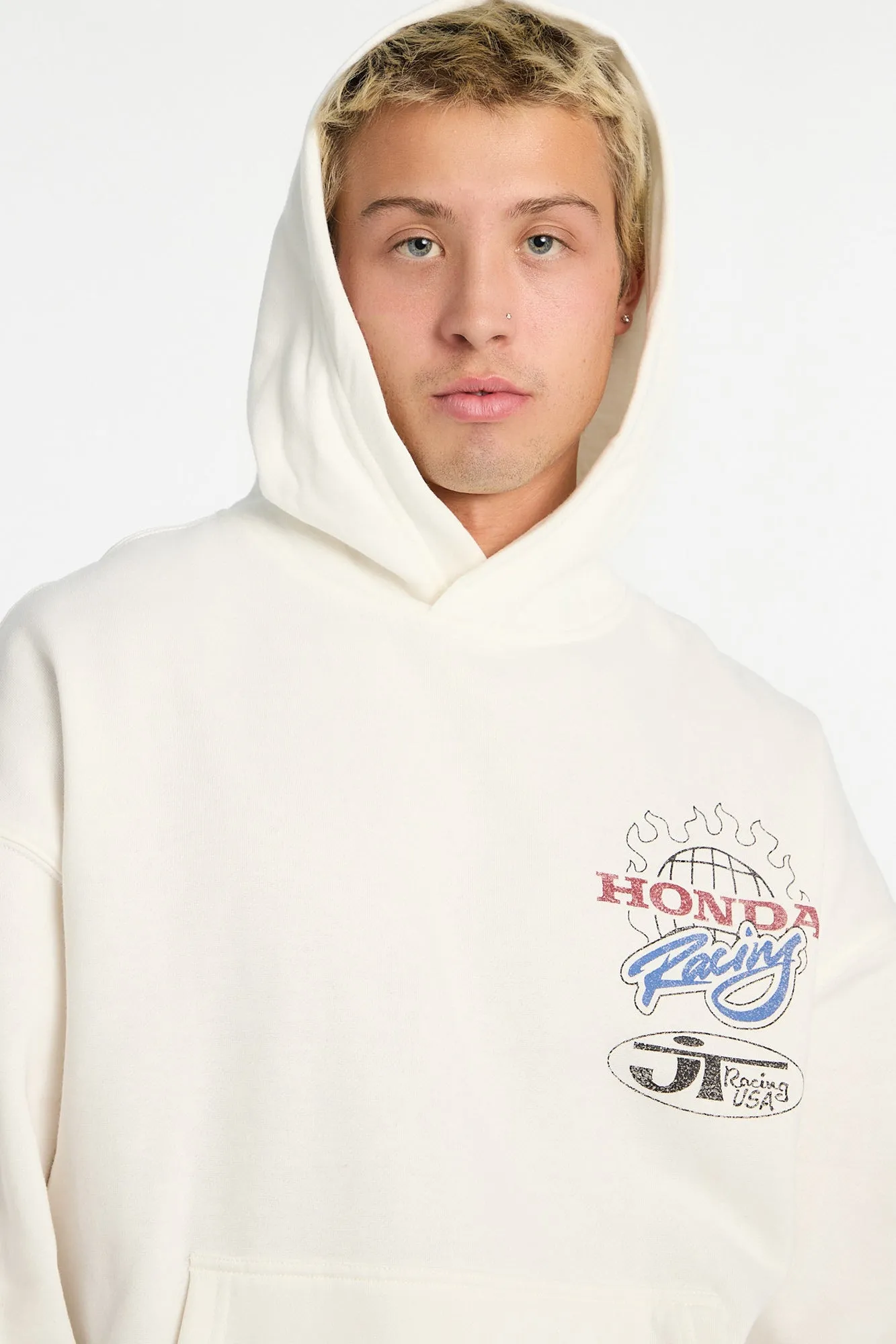 Mens Honda Racing Oversized Hoodie sold by West49 product image thumbnail 2
