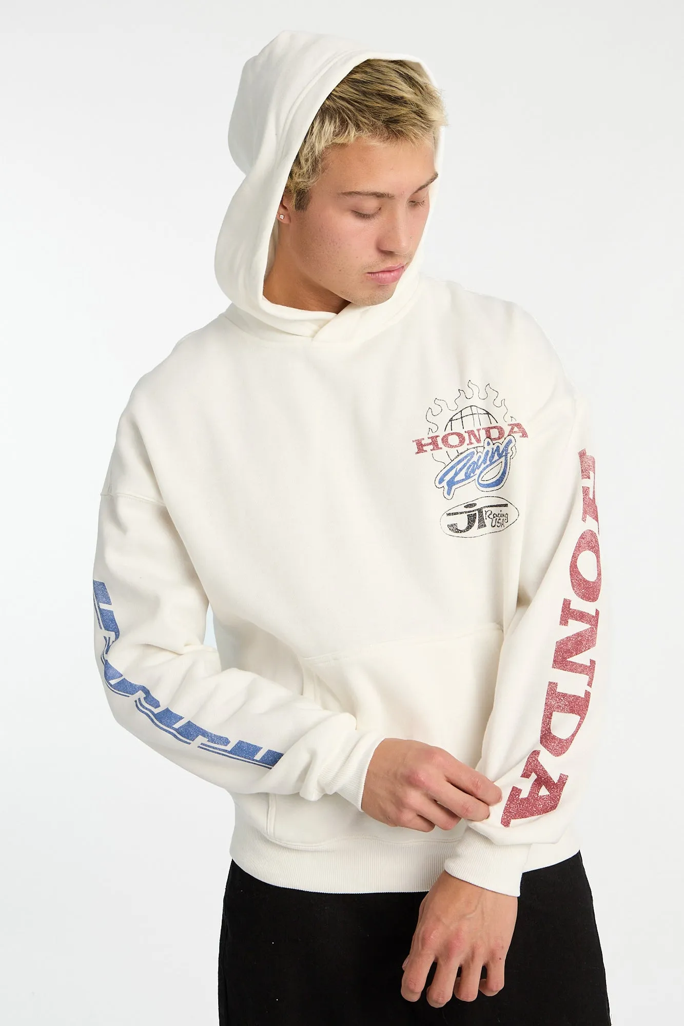 Mens Honda Racing Oversized Hoodie sold by West49 product image thumbnail 5
