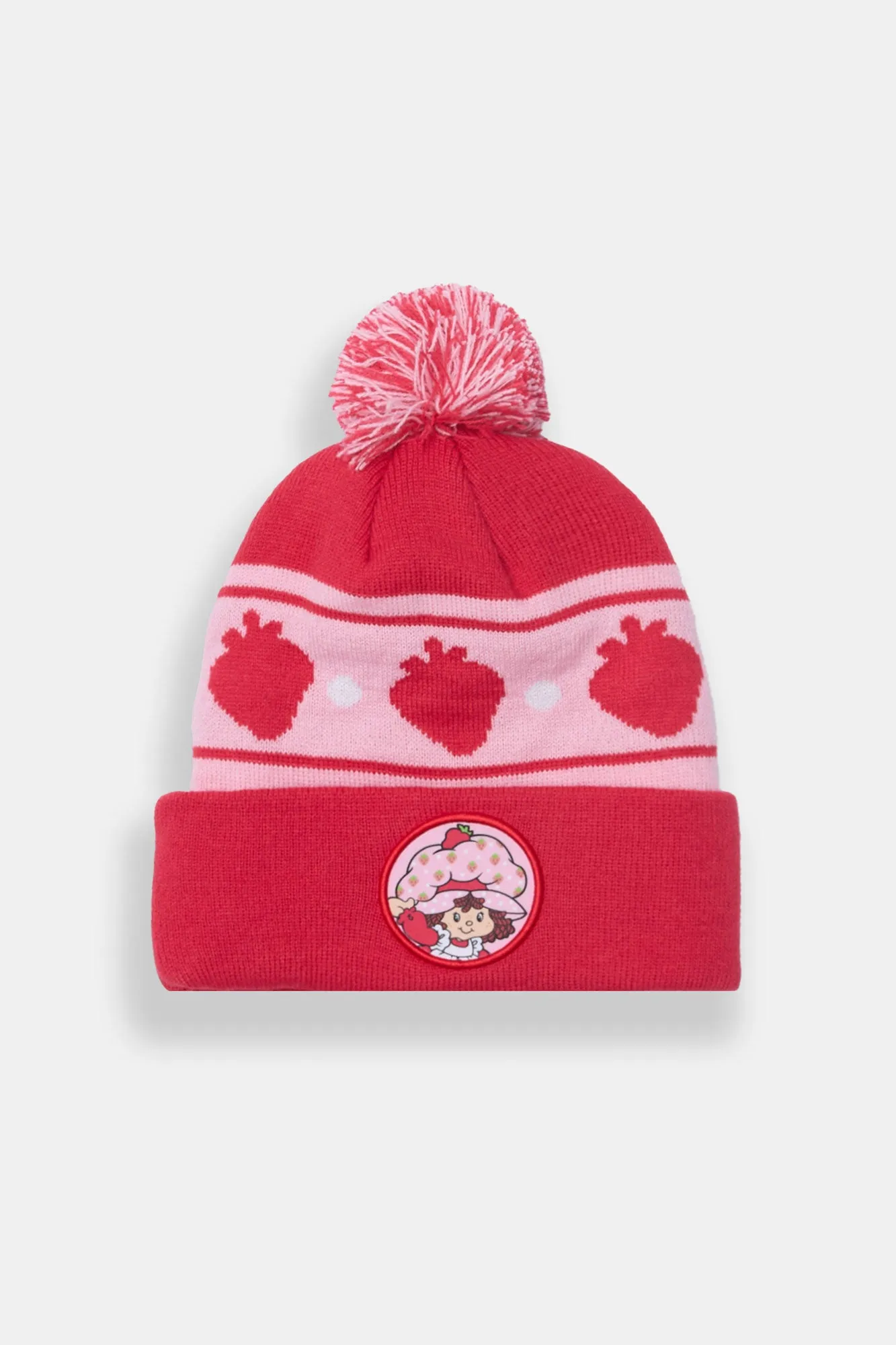 Strawberry Shortcake Striped Pom Pom Beanie sold by West49