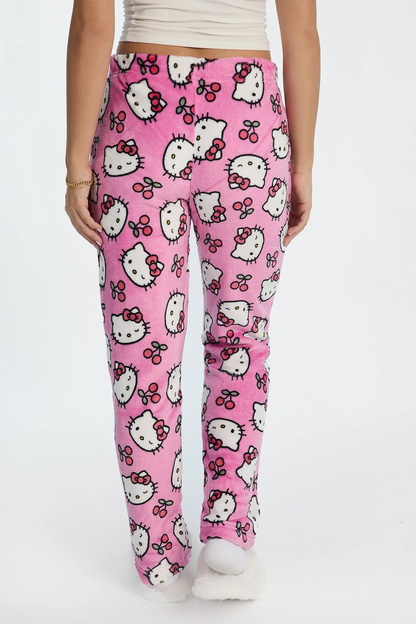 Pantalon de pyjama en peluche imprimé cerises Hello Kitty sold by West49 product image thumbnail 3