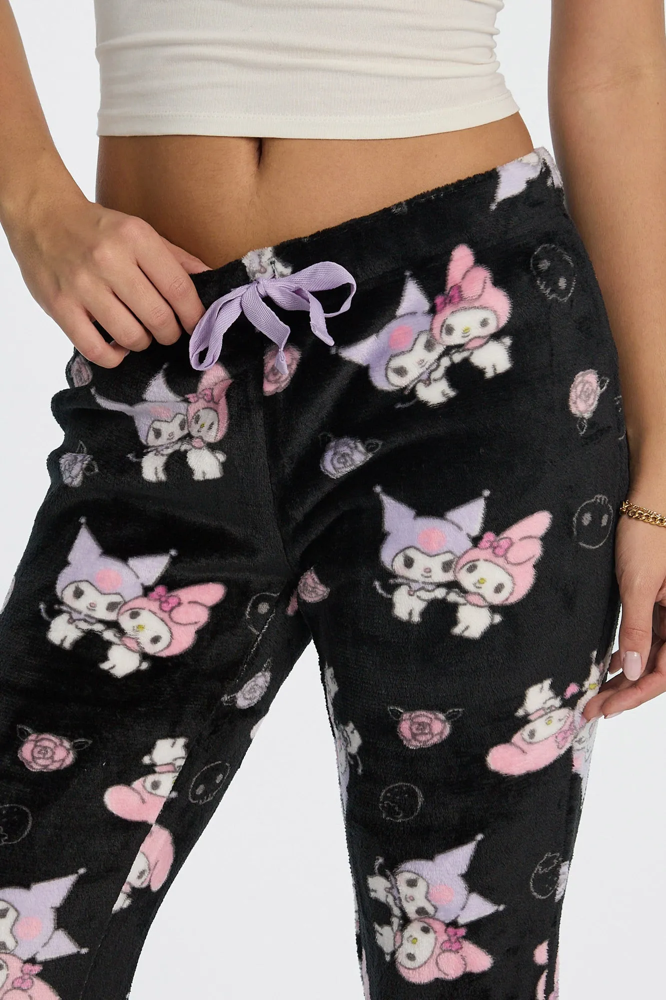Kuromi My Melody Plush Pajama Pant sold by West49 product image thumbnail 2