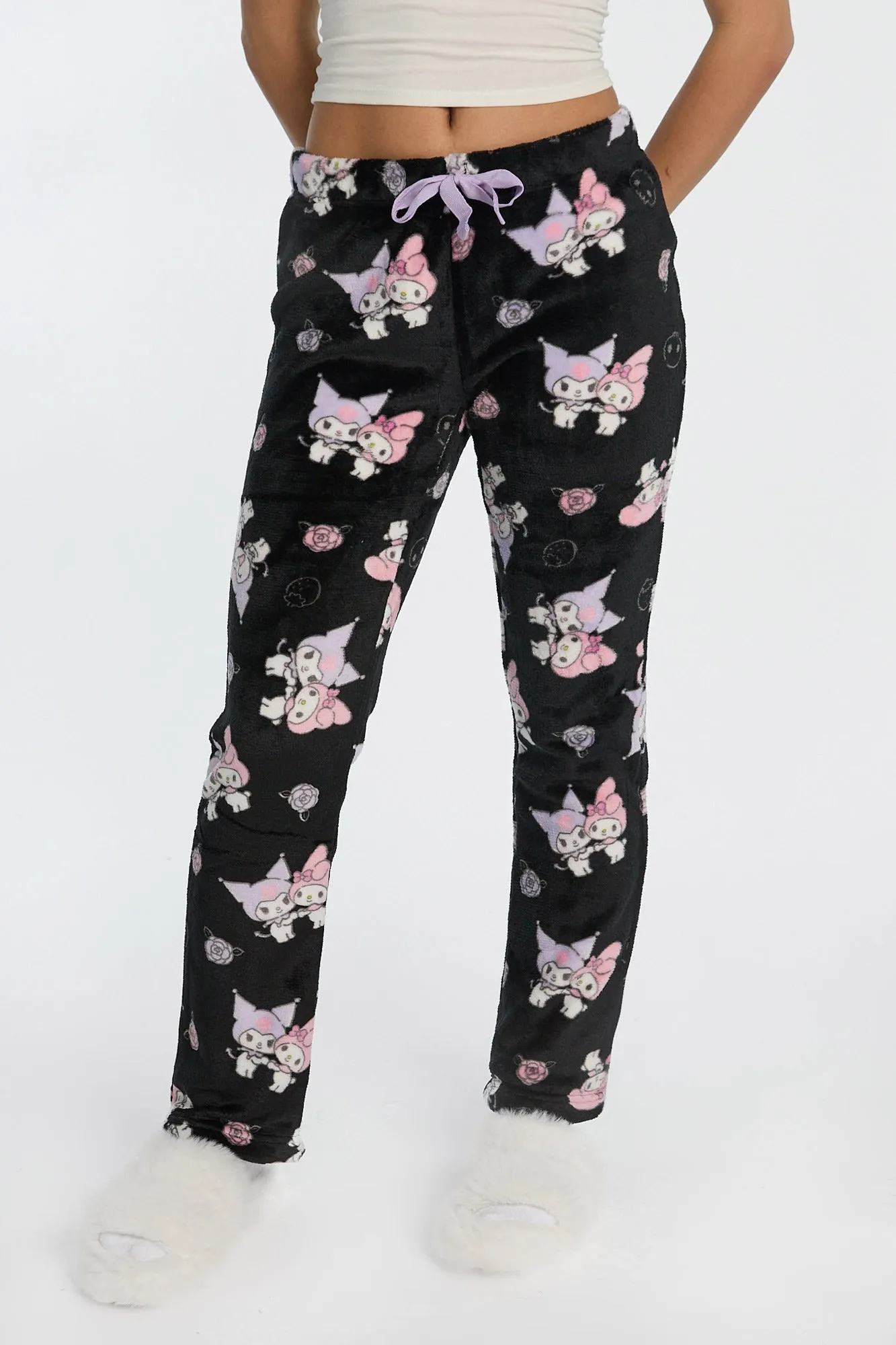 Kuromi My Melody Plush Pajama Pant sold by West49