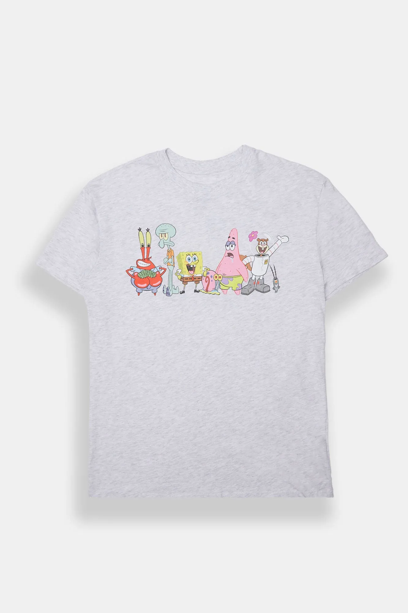 T-shirt coupe boyfriend imprimé SpongeBob et ses amis sold by West49 product image thumbnail 2