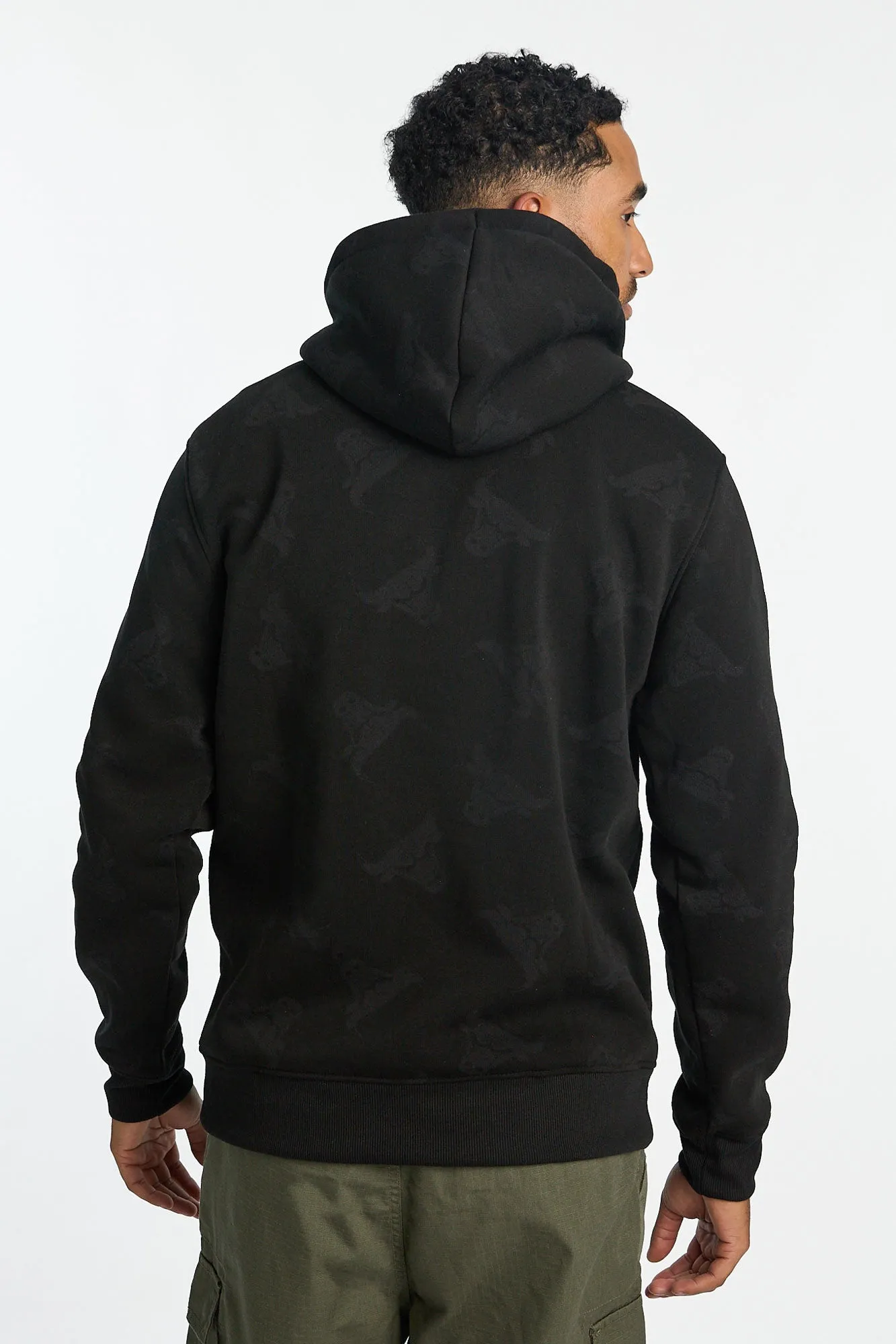 Haut à capuchon imprimé ton sur ton et logo chenille Chicago Bulls homme sold by West49 product image thumbnail 3