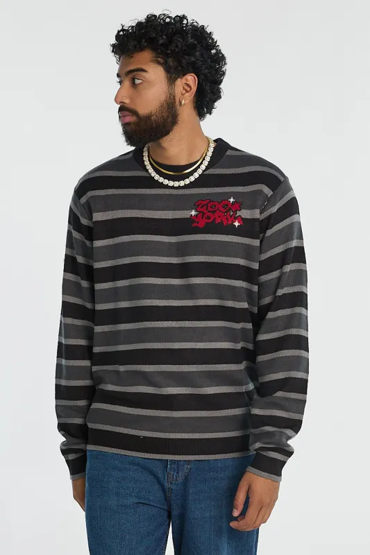 Chandail à col ras du cou rayé Zoo York homme sold by West49