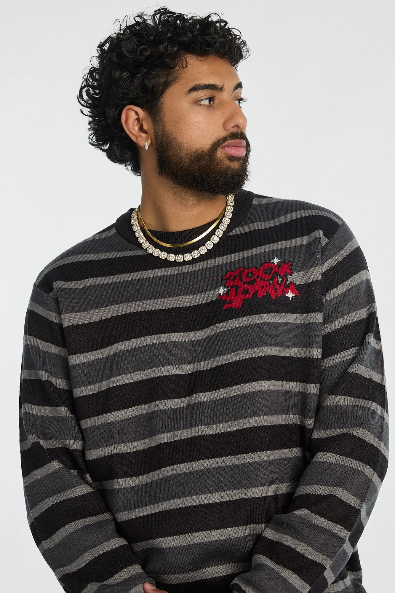 Chandail à col ras du cou rayé Zoo York homme sold by West49 product image thumbnail 2