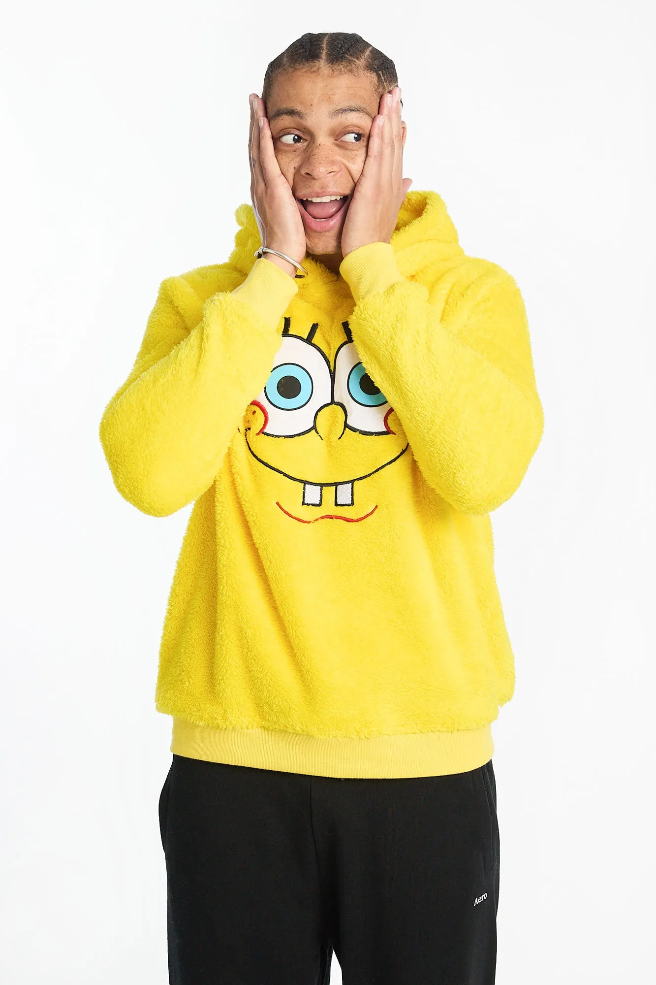 Mens SpongeBob Graphic Sherpa Hoodie sold by West49 product image thumbnail 5