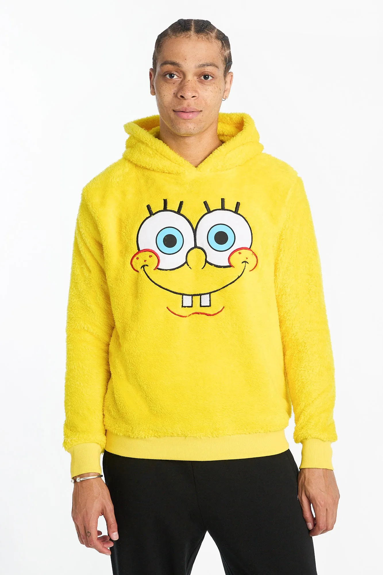 Mens SpongeBob Graphic Sherpa Hoodie sold by West49