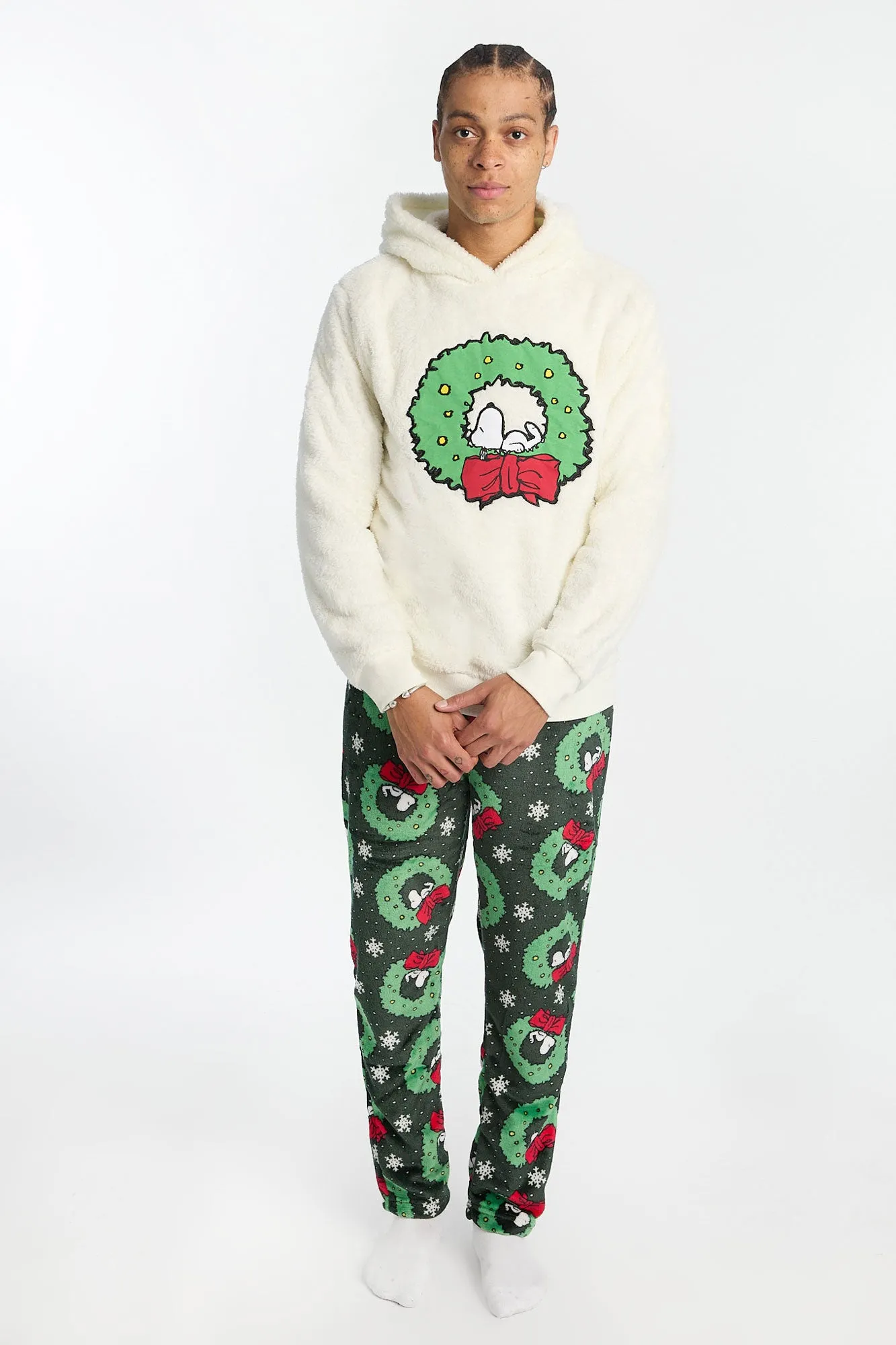 Mens Peanuts Snoopy Sherpa Hoodie sold by West49 product image thumbnail 3