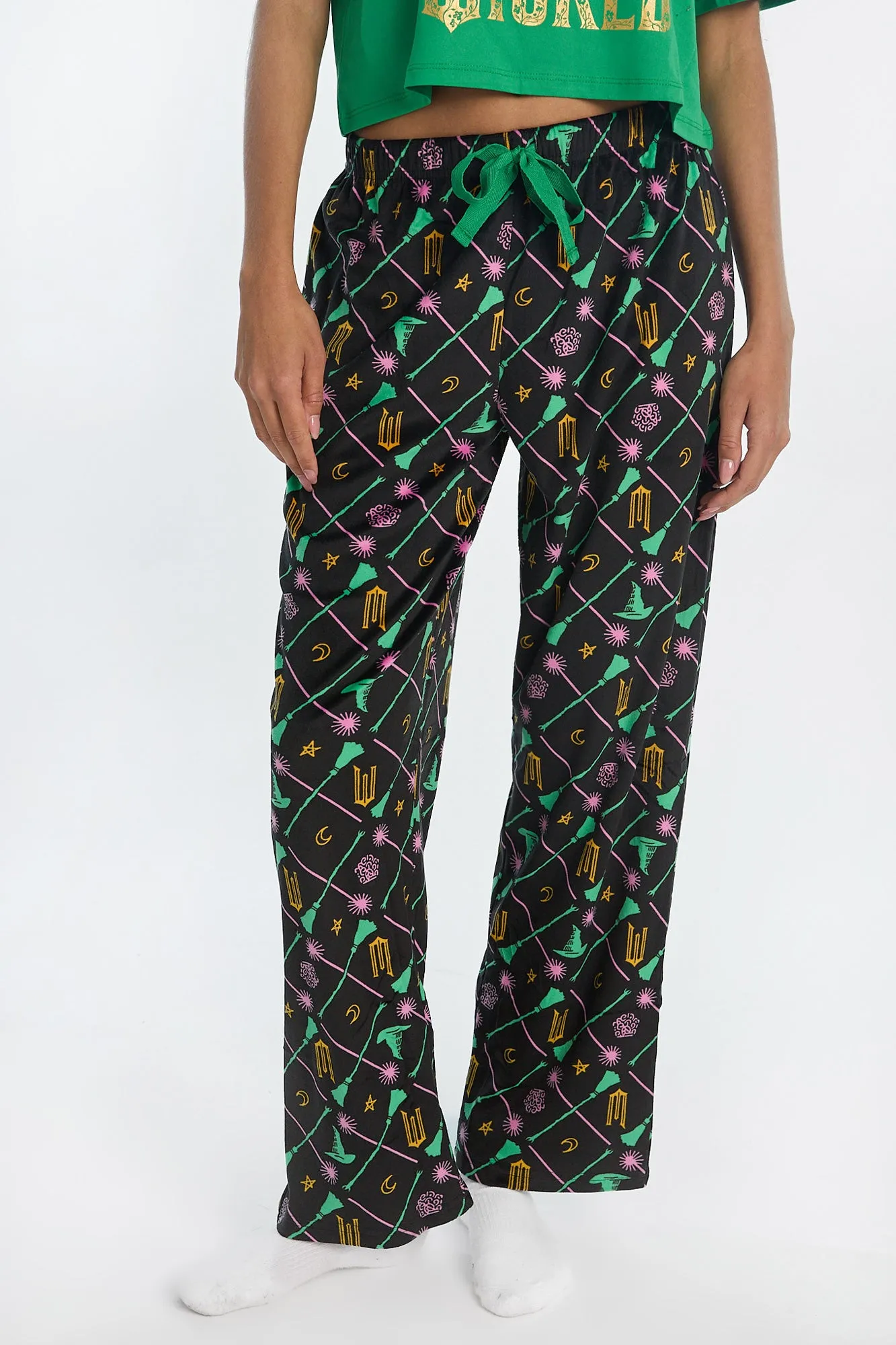 Wicked Elphaba 2-Piece Pajama Tee & Pant Set sold by West49 product image thumbnail 4