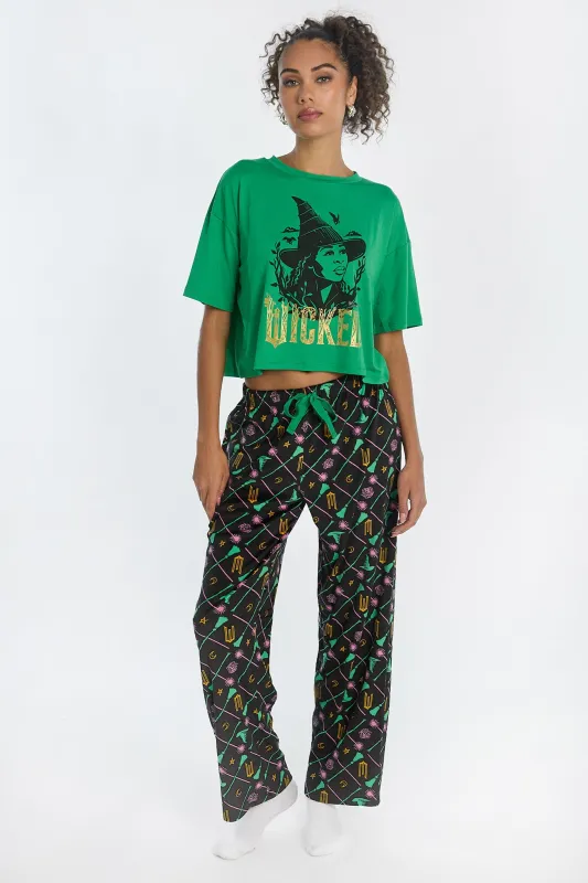 Wicked Elphaba 2-Piece Pajama Tee & Pant Set sold by West49