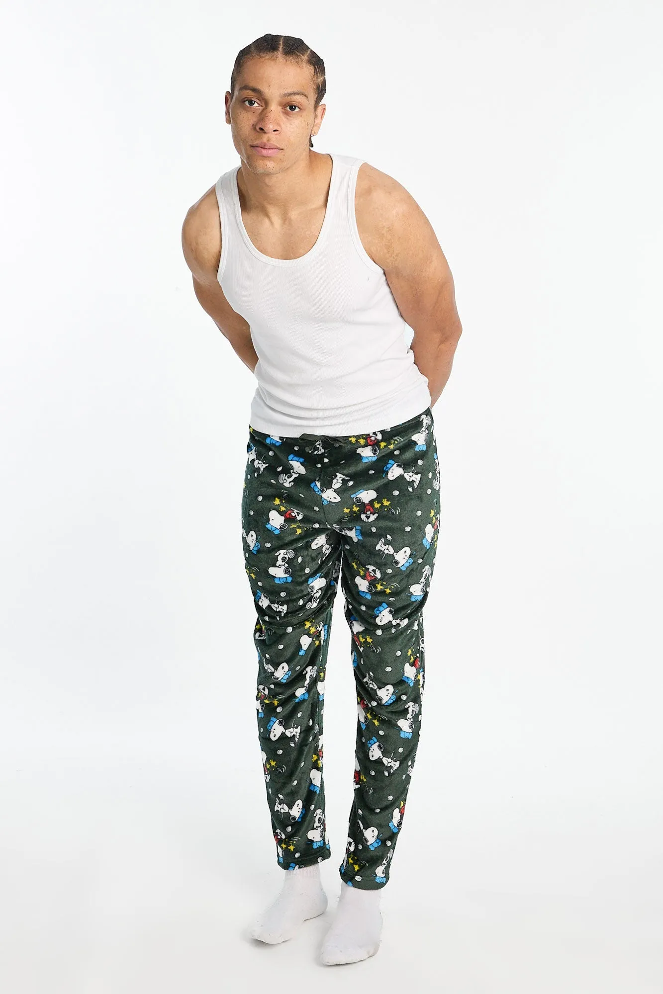 Mens Peanuts Snoopy Sports Plush Pajama Pant sold by West49 product image thumbnail 4
