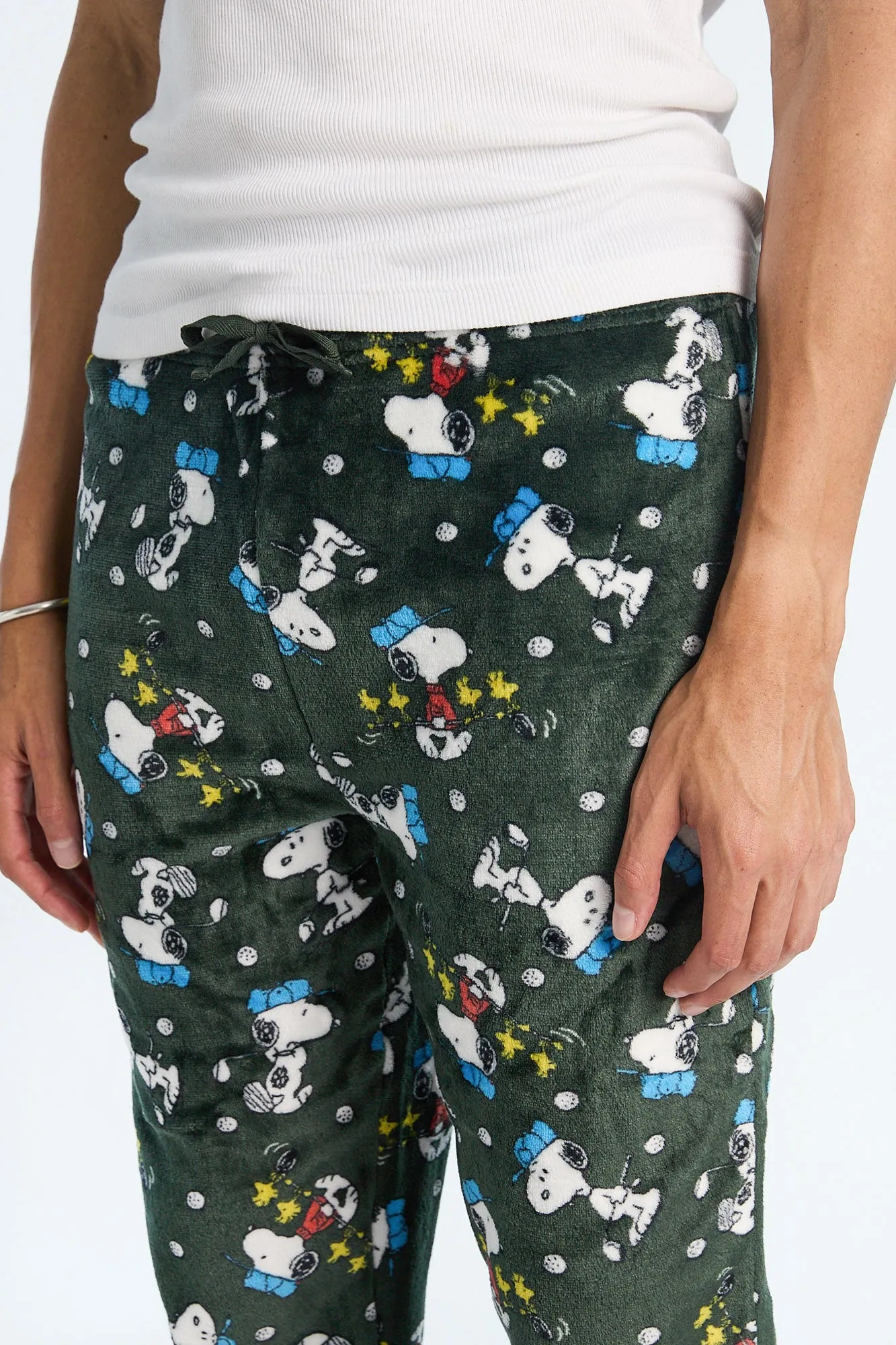 Mens Peanuts Snoopy Sports Plush Pajama Pant sold by West49 product image thumbnail 2