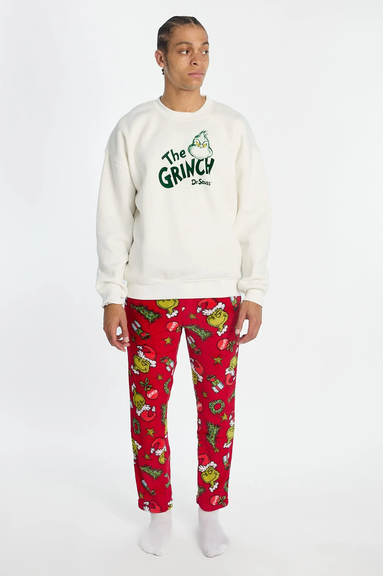 Mens The Grinch Crewneck Sweatshirt sold by West49 product image thumbnail 4