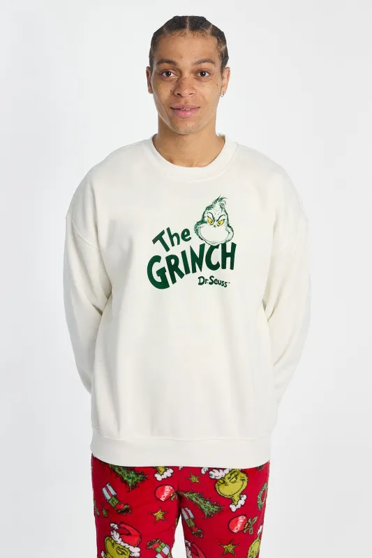 Mens The Grinch Crewneck Sweatshirt made by West49