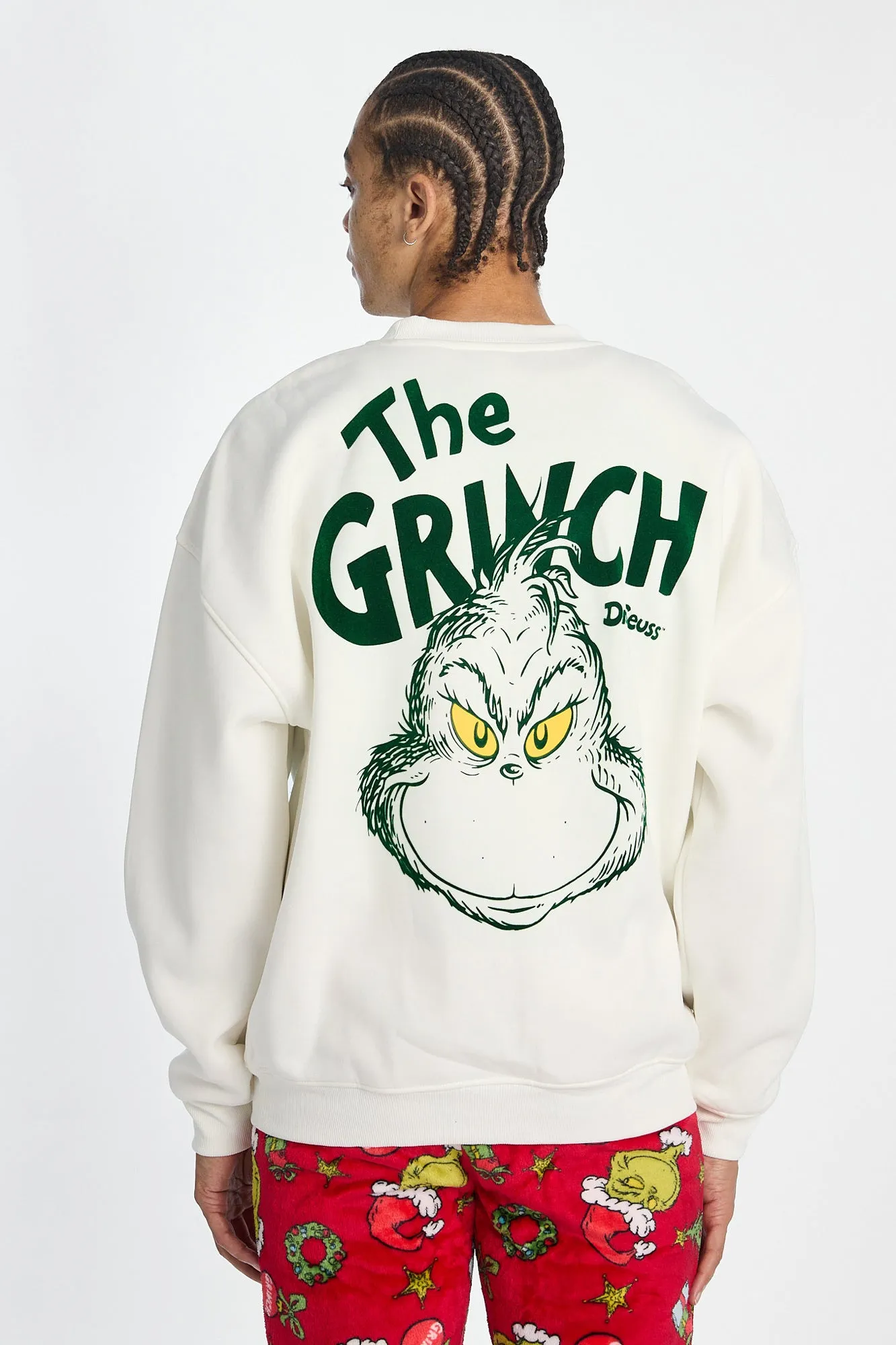Mens The Grinch Crewneck Sweatshirt sold by West49 product image thumbnail 3