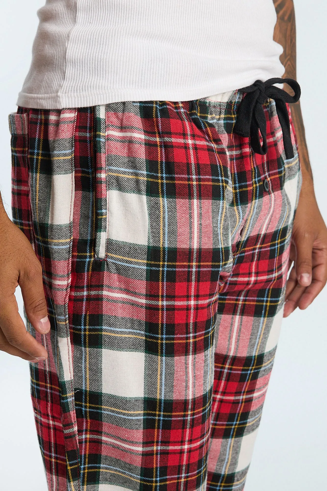 Mens Tartan Plaid Classic Pajama Pant sold by West49 product image thumbnail 2