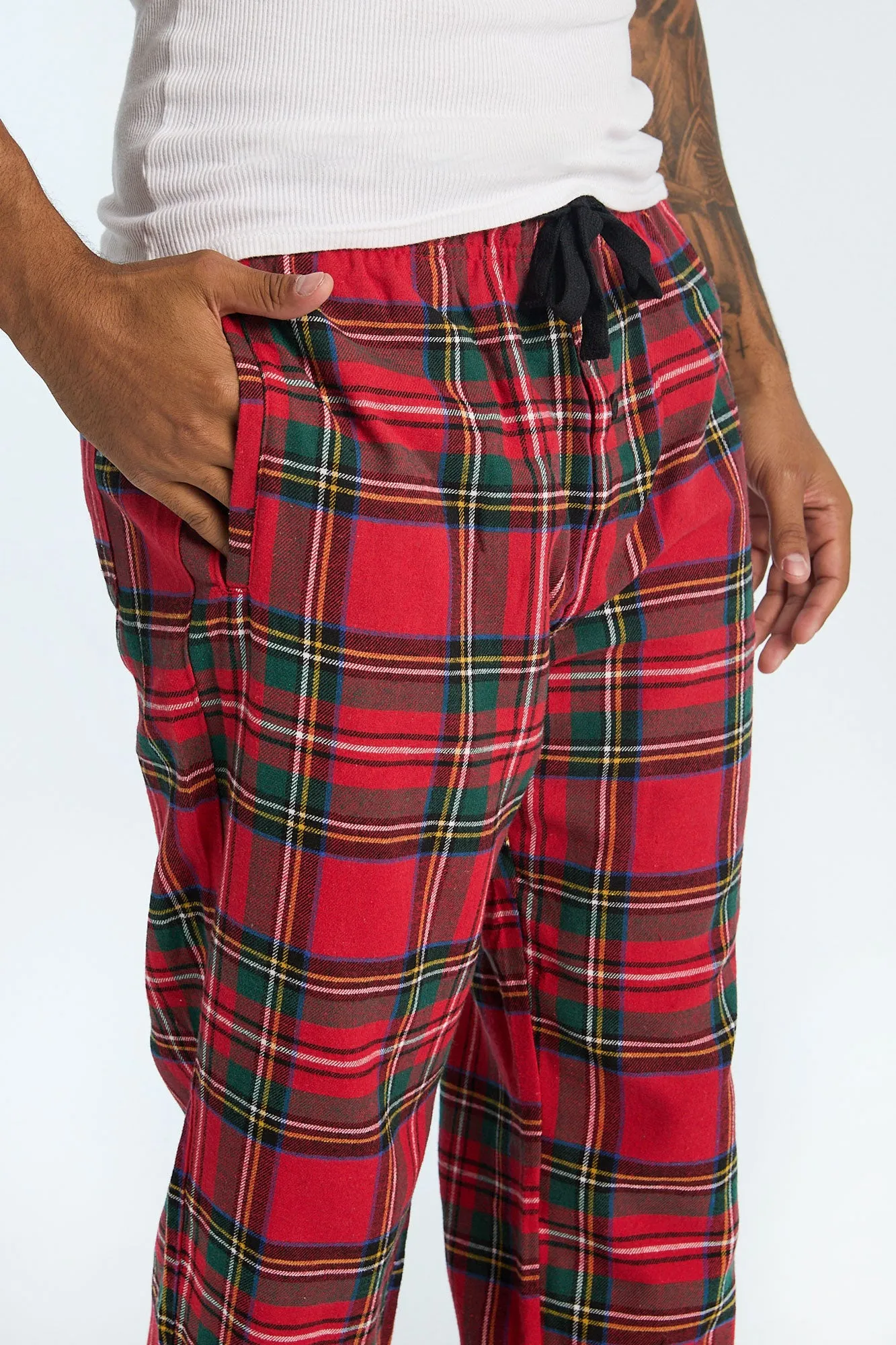 Mens Tartan Plaid Classic Pajama Pant sold by West49 product image thumbnail 3