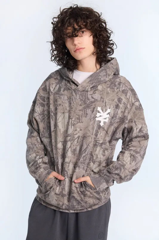 Zoo York Mens Tree Camo Boxy Hoodie sold by West49