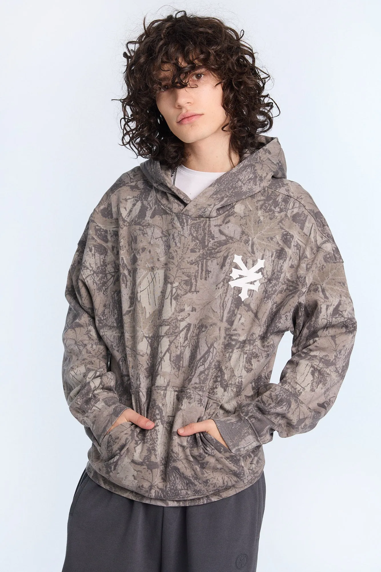 Zoo York Mens Tree Camo Boxy Hoodie sold by West49