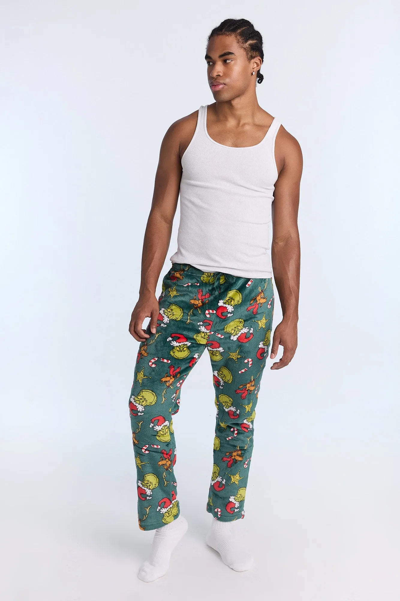 Mens The Grinch Allover Print Pajama Pant sold by West49 product image thumbnail 4