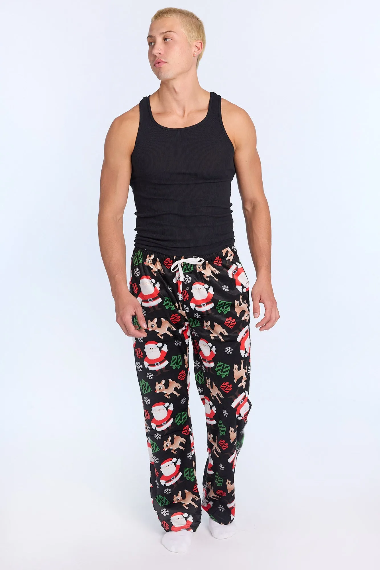 Pantalon de pyjama en peluche Rudolph The Red-Nosed Reindeer homme sold by West49 product image thumbnail 4