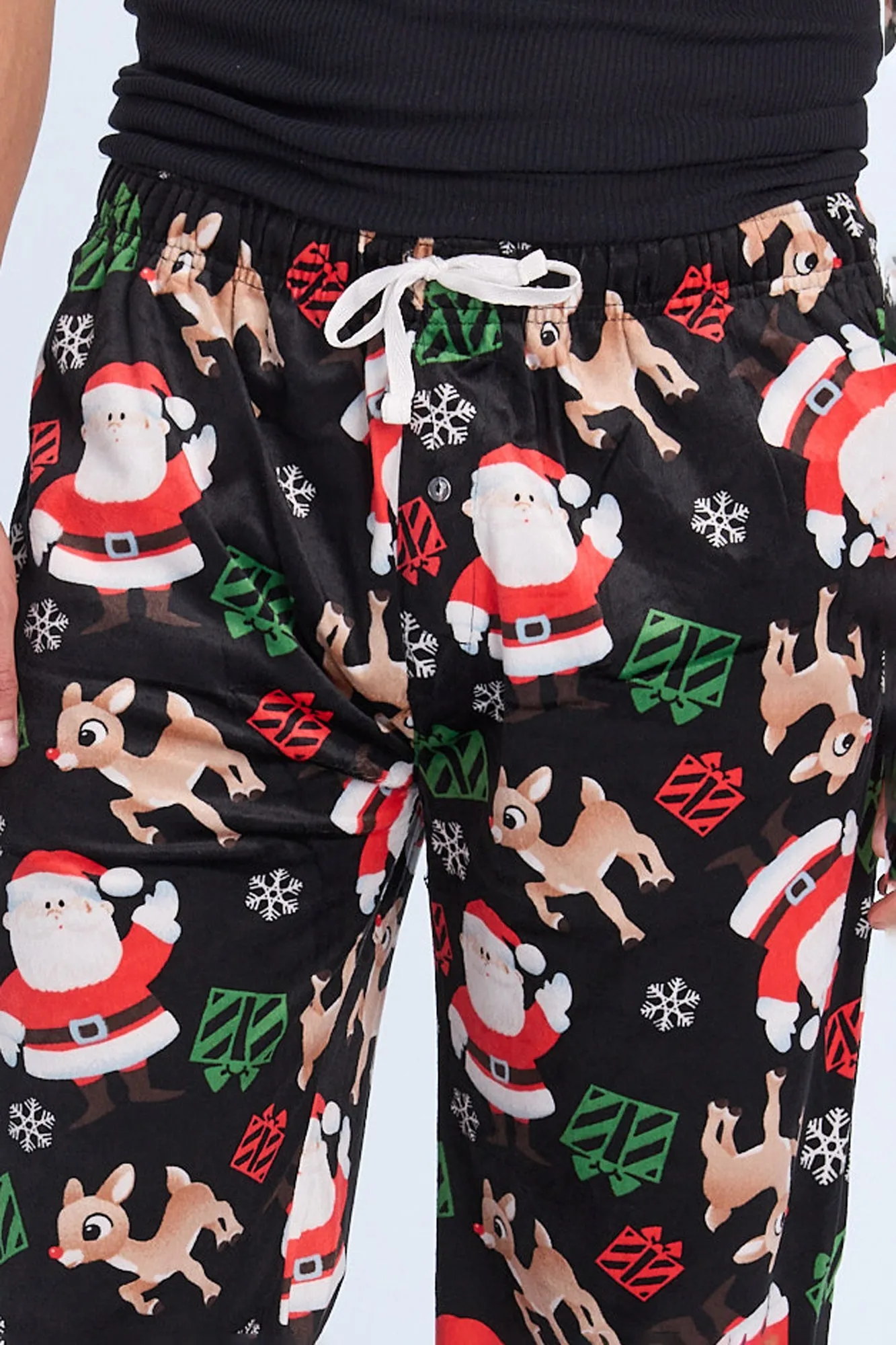 Pantalon de pyjama en peluche Rudolph The Red-Nosed Reindeer homme sold by West49 product image thumbnail 2