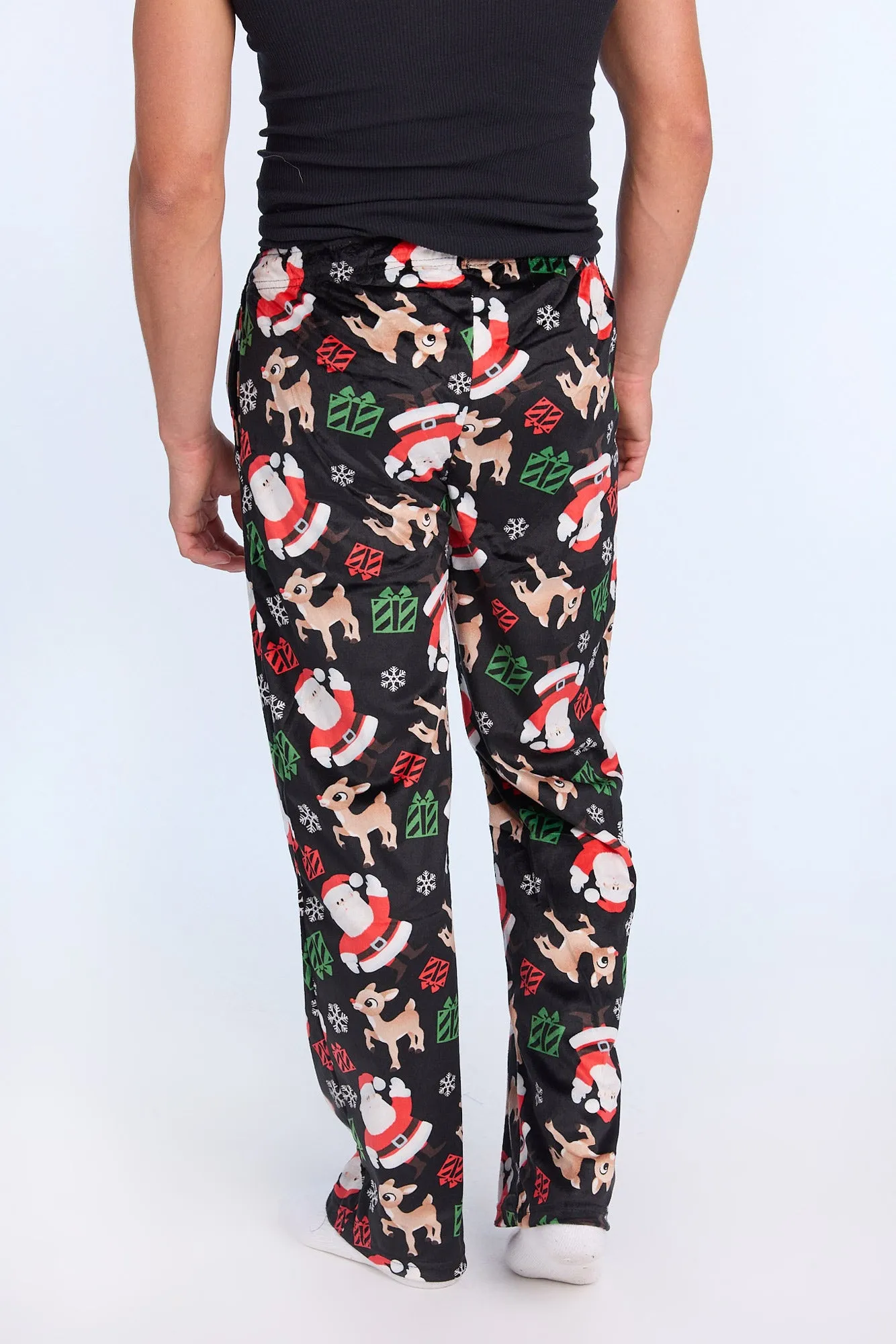 Mens Rudolph The Red-Nosed Reindeer Plush Pajama Pant sold by West49 product image thumbnail 3