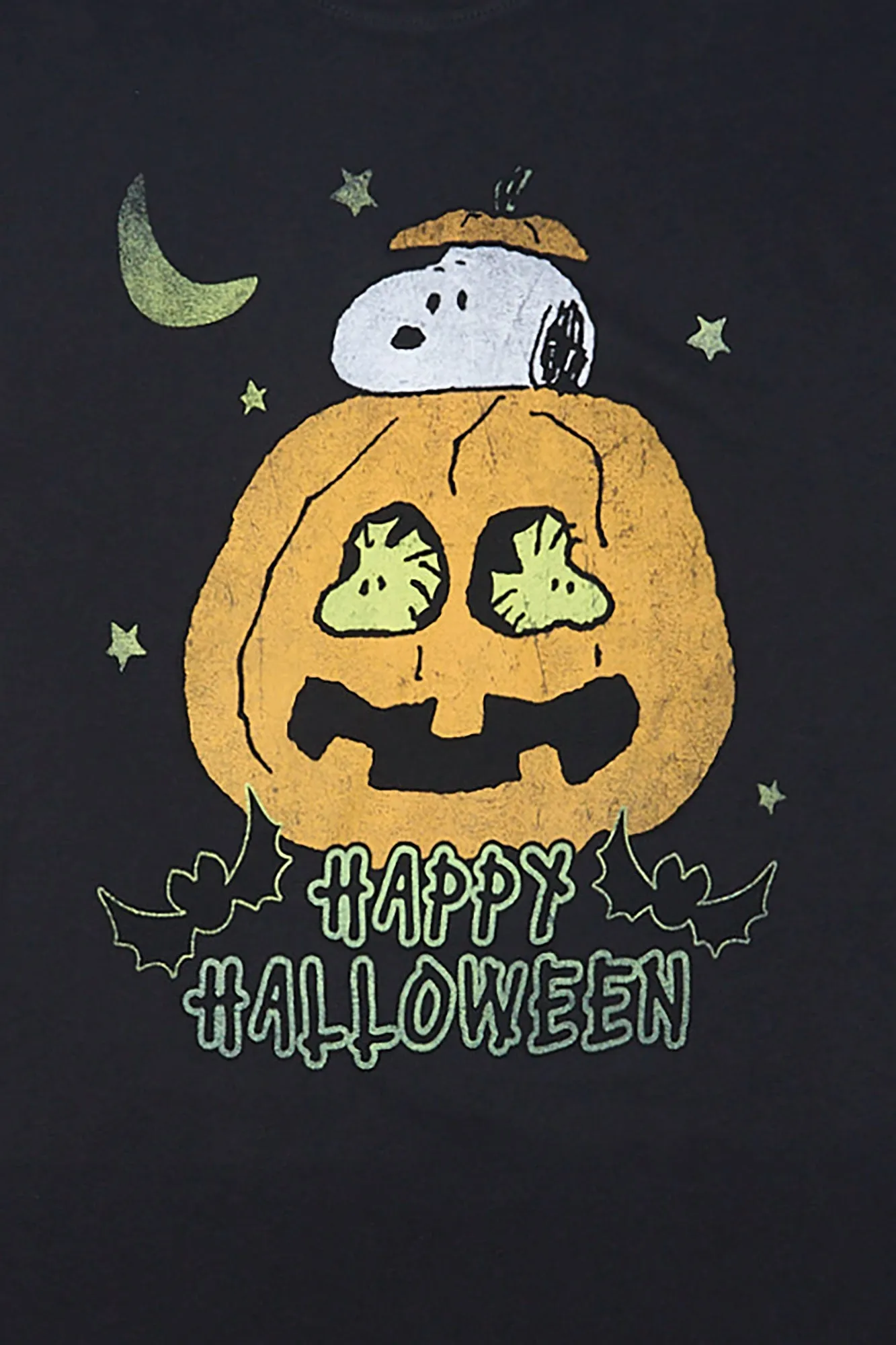 T-shirt coupe boyfriend imprimé Happy Halloween Snoopy sold by West49 product image thumbnail 2