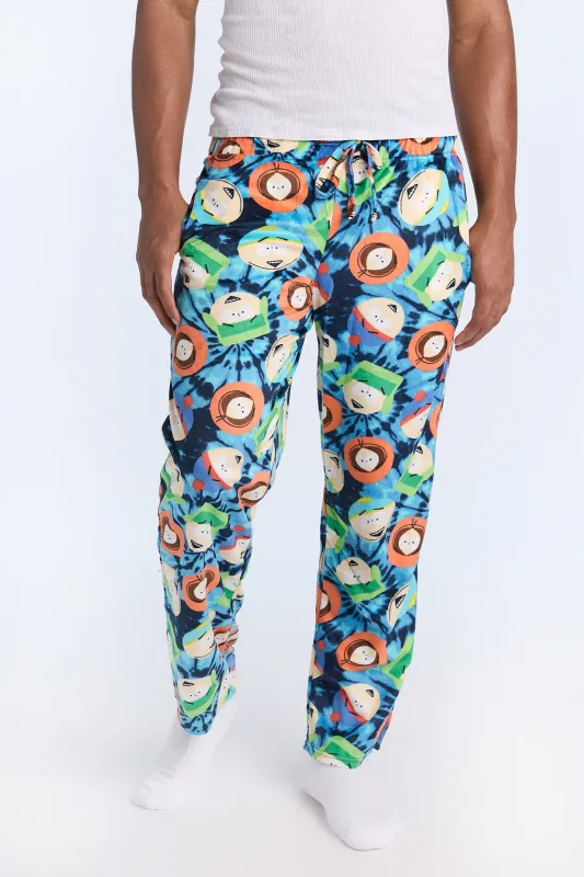 Mens South Park Tie-Dye Pajama Pant made by West49